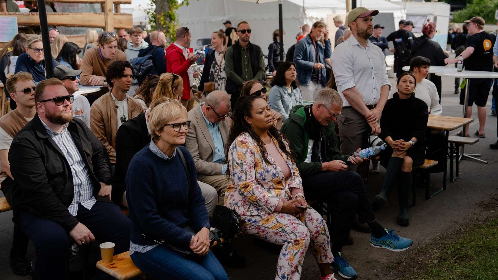 Publik på folkemödet i Bornholm