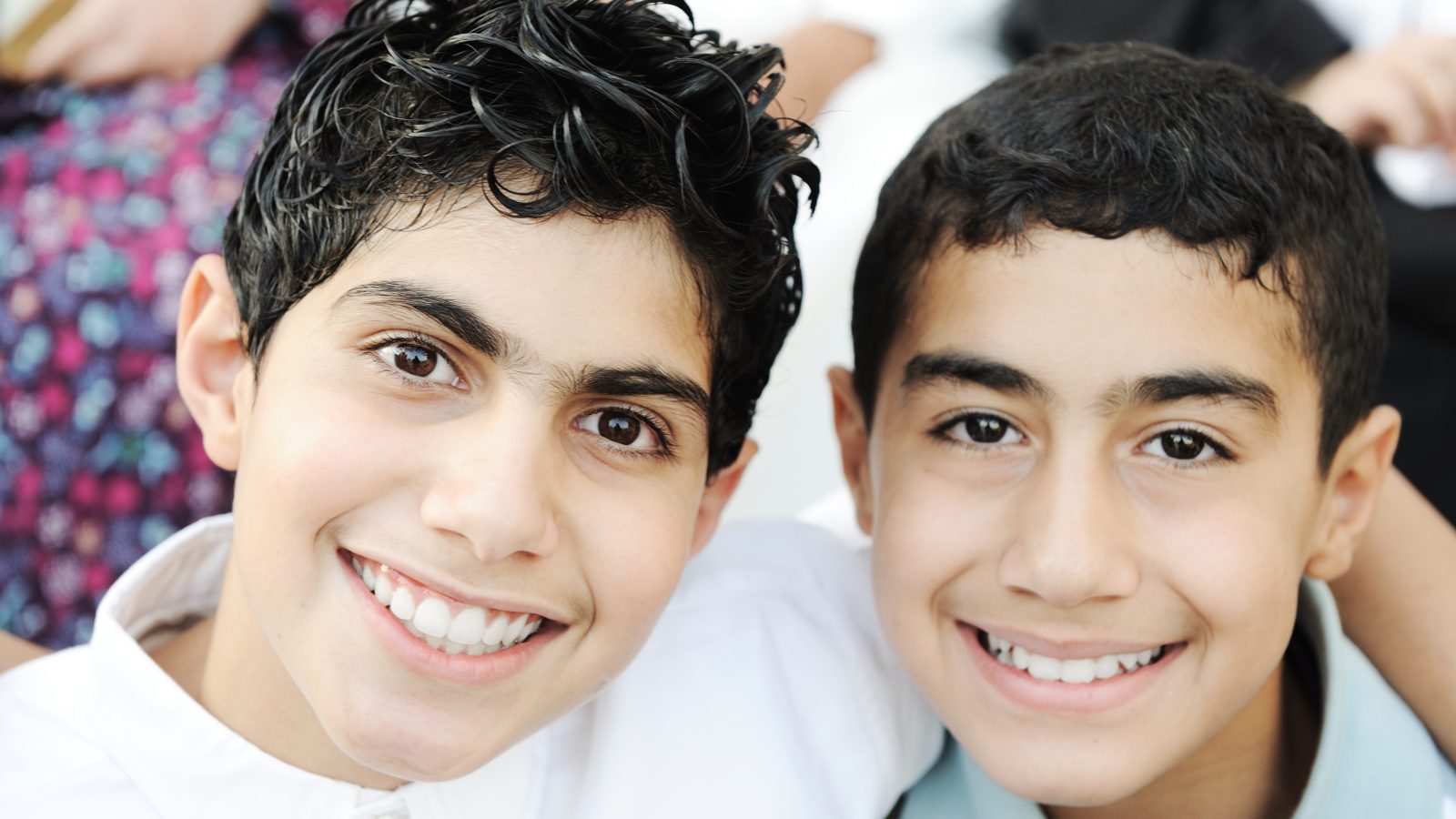Portrait of two boys