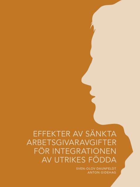 Rapportomslag med en illustration av en manlig silhuett