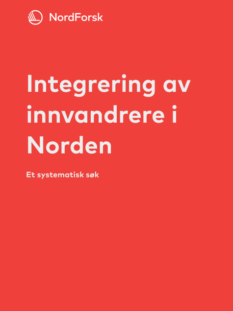 Rapportens omslag i rött med titeln i vitt