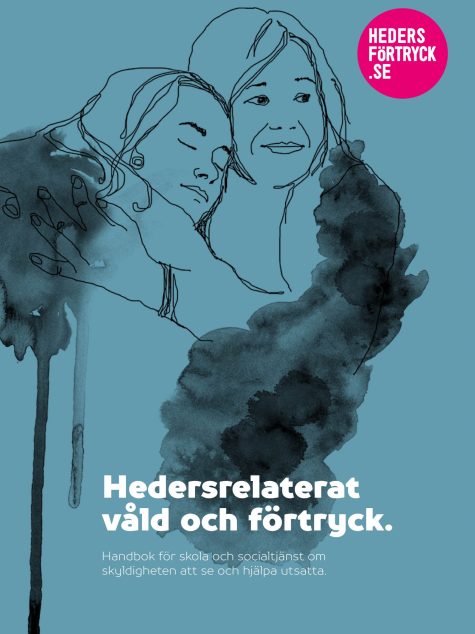 Rapportens omslag med en tecknad bild av två unga kvinnor