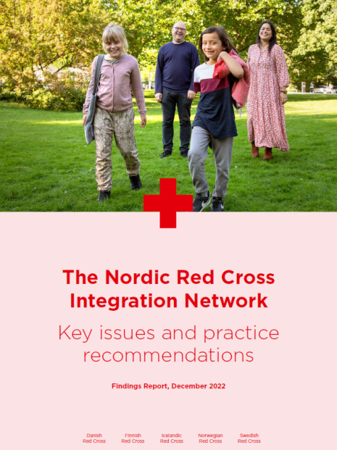 Cover of the report The Nordic Red Cross Integration Network.