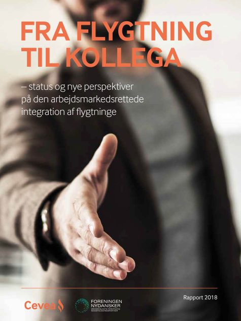 Rapportomslag med bild på man som sträcker fram handen