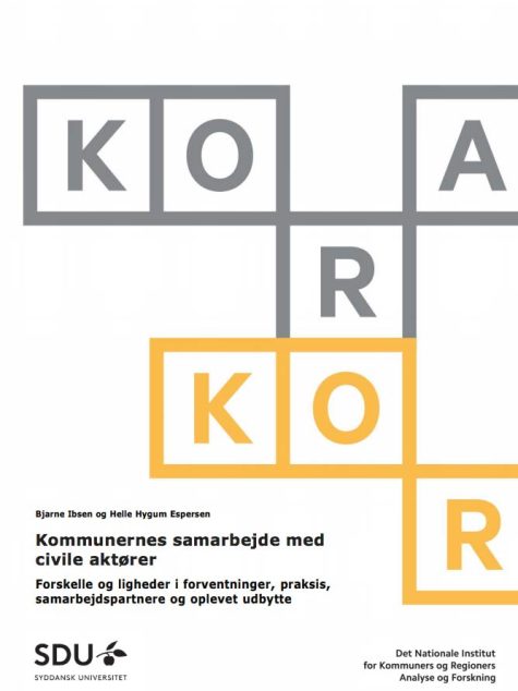 Rapportomslag med vit bakgrund och svart text