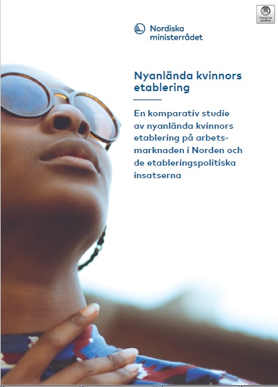 Rapportomslag med närbild på kvinna i solglasögon