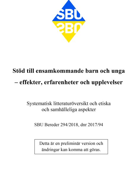 Rapportomslag med vit bakgrund och rubrik i svart text