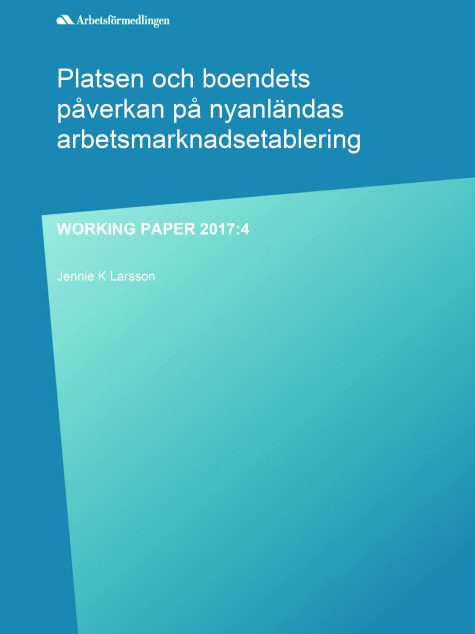 Rapportomslag med blå bakgrund